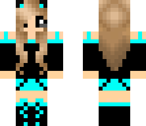 blue cat girl 