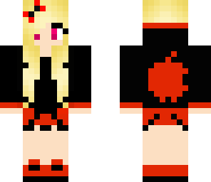 red apple girl