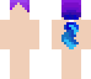 blue to purple hair base
