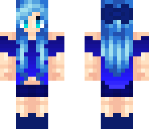 blue girl