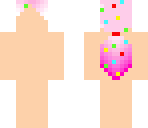 candy ponytail template