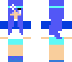 my skin with flower headband
