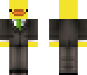 green tie duck