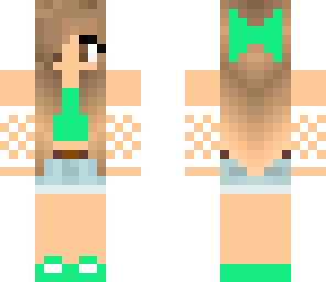 summer minty girl