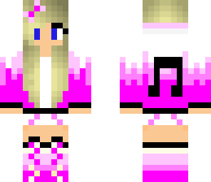 pink music girl