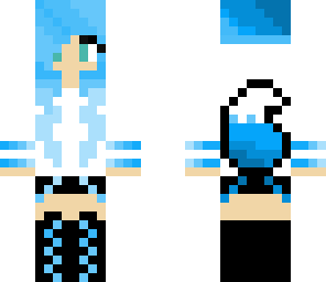 blue girl