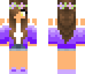 chica cute moradita
