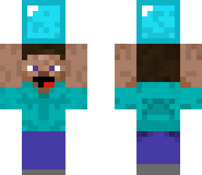 steve with a diamond