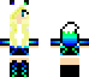 gradient fox girl