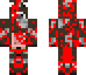 crazy cow with red paint