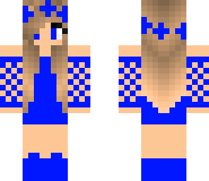 blue girl