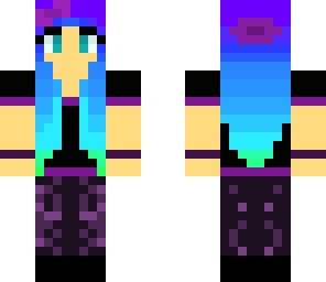 purple diva gradiant hair