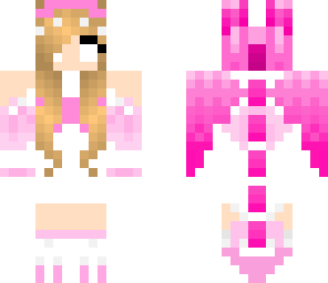 pink dragon girl
