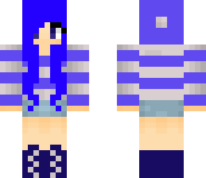 cute blue beanie girl