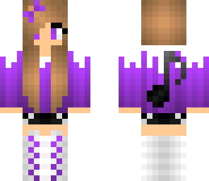 music girl purple
