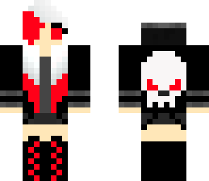 bleeding skull girl