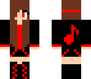 red music girl
