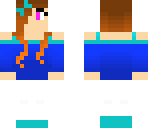 blue girl