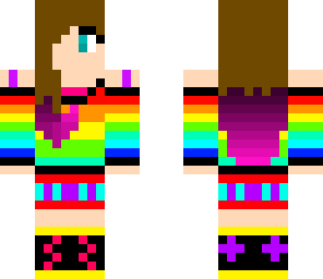 rainbow girl
