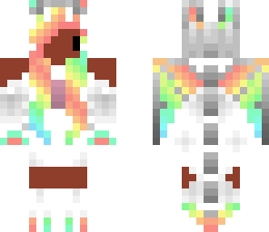 edited rainbow dragon girl