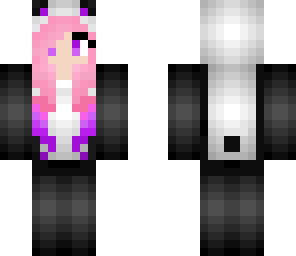 pink and purple panda