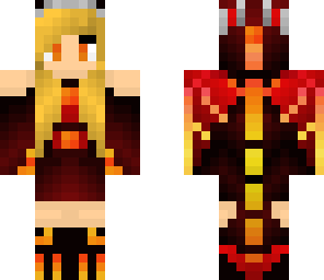 edited fire dragon girl