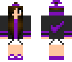 purple nike girl
