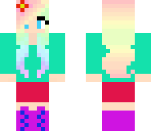 cool colored girl