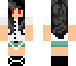 black haired pretty girl