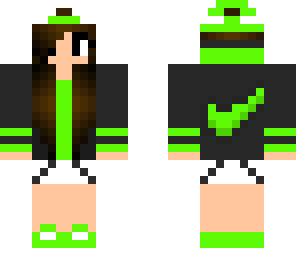 green nike girl