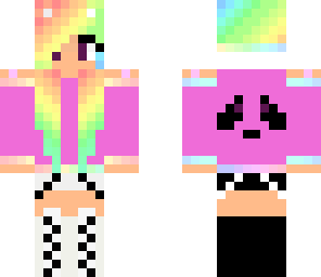 rainbow girl