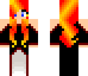 fire prom girl