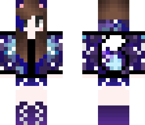 galaxy wolf girl