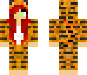 kayla in tiger skin