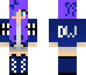 tardis girl blue hair