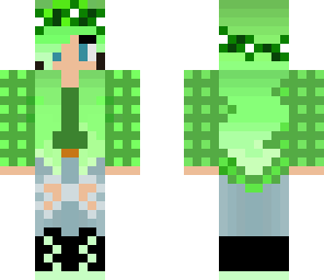 cronathecat's green creeper girl