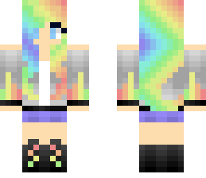rainbow girl