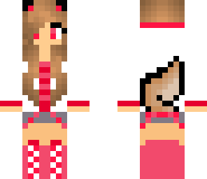 red and pink wolf