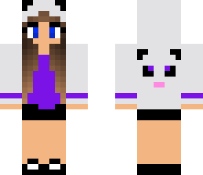 girl purple panda