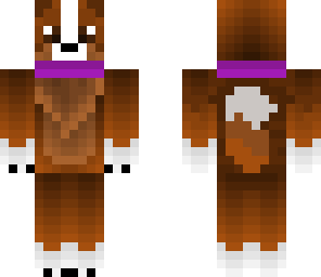purple coloured coler dog