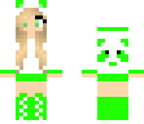 green panda