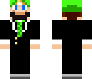 luigi in tux