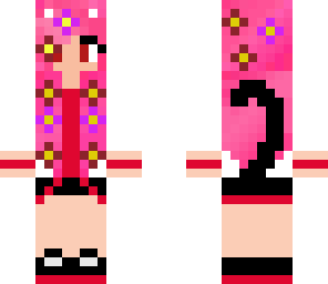 spring cat girl