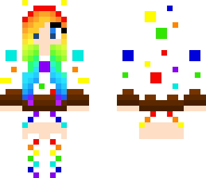 rainbow cakes