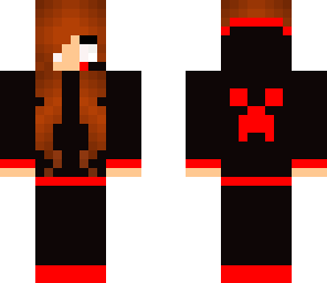 red herobrian girl