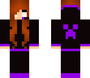 purple herobrian girl