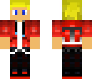 red blondy boy