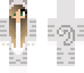 cute white tiger girl 
