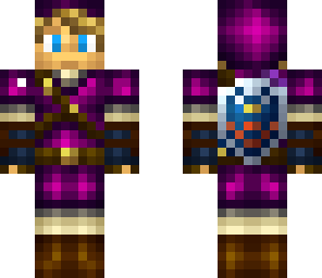 link purple suit