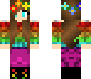 rainbow girl